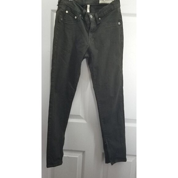 Rag + Bone for Intermix zipper Capri Black Size 26 - Picture 1 of 9